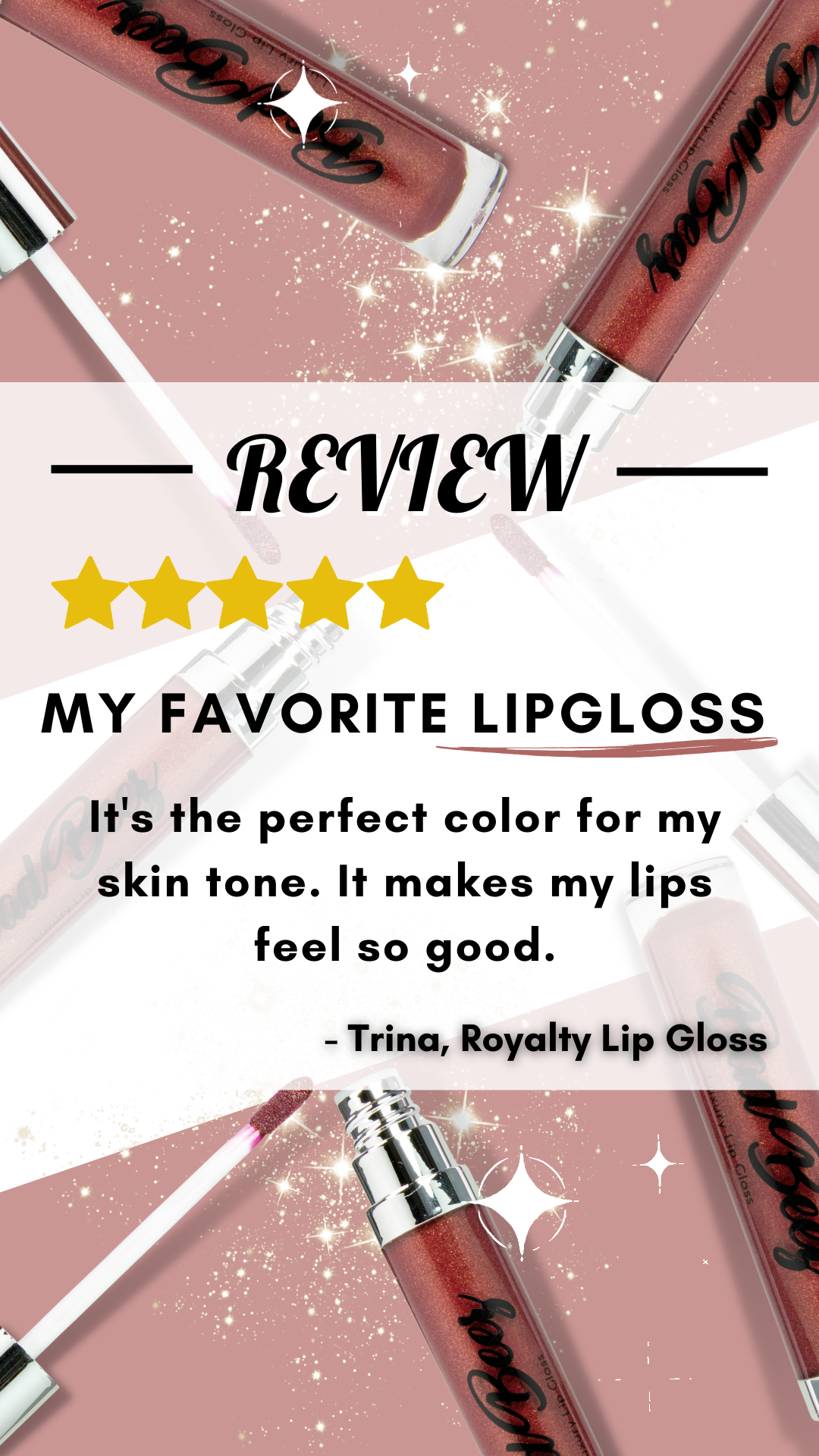 Hydrating & Moisturizing Luxury Lip Gloss | Royalty .24oz