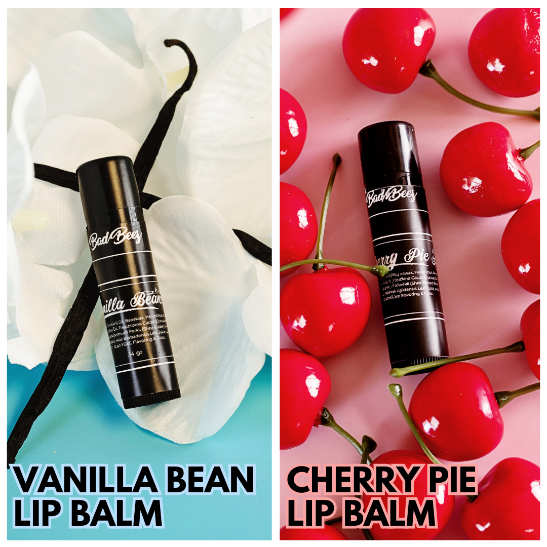 Vanilla Bean and Cherry Pie Lip Balm Duo