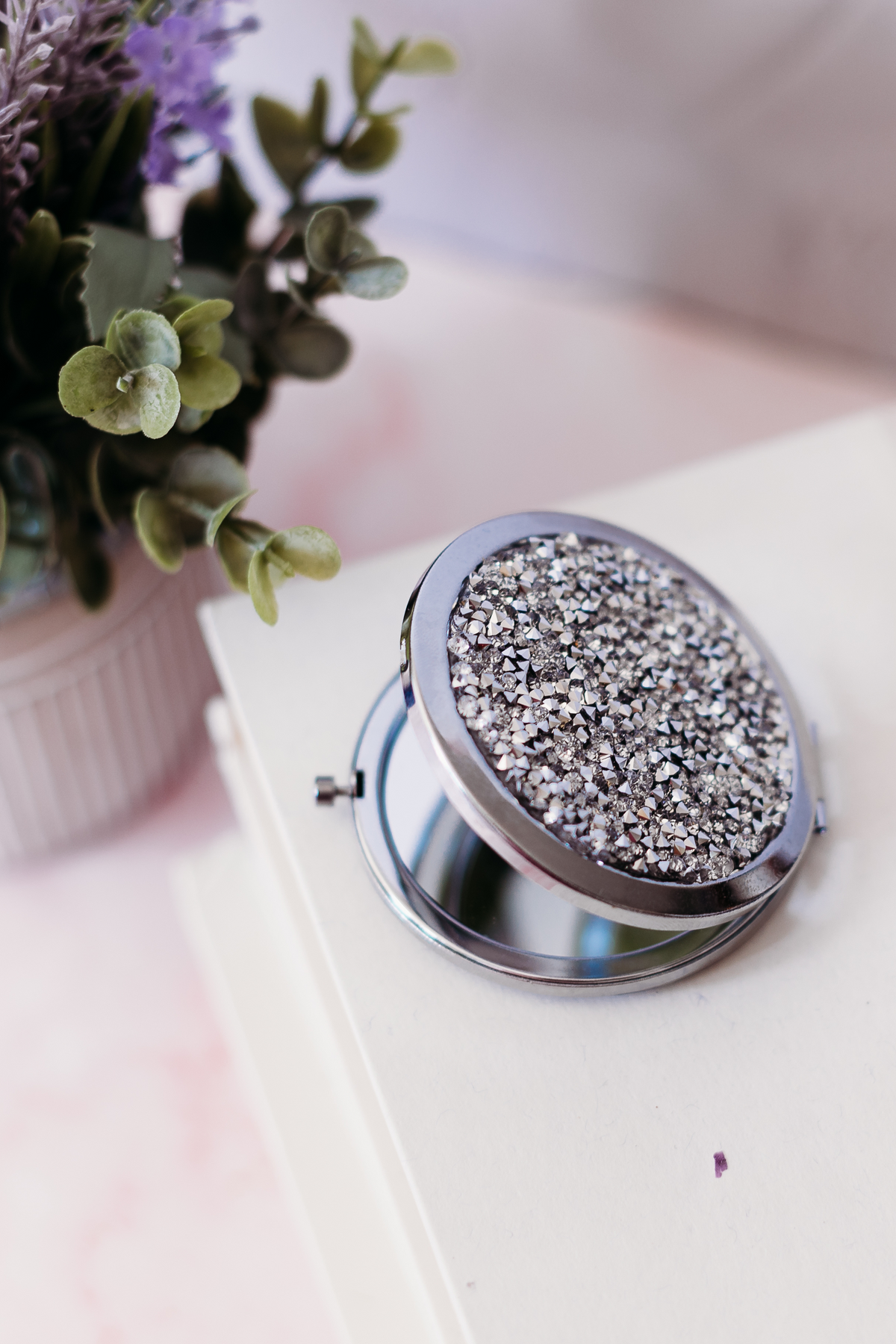 Blinged Out Makeup Mirror