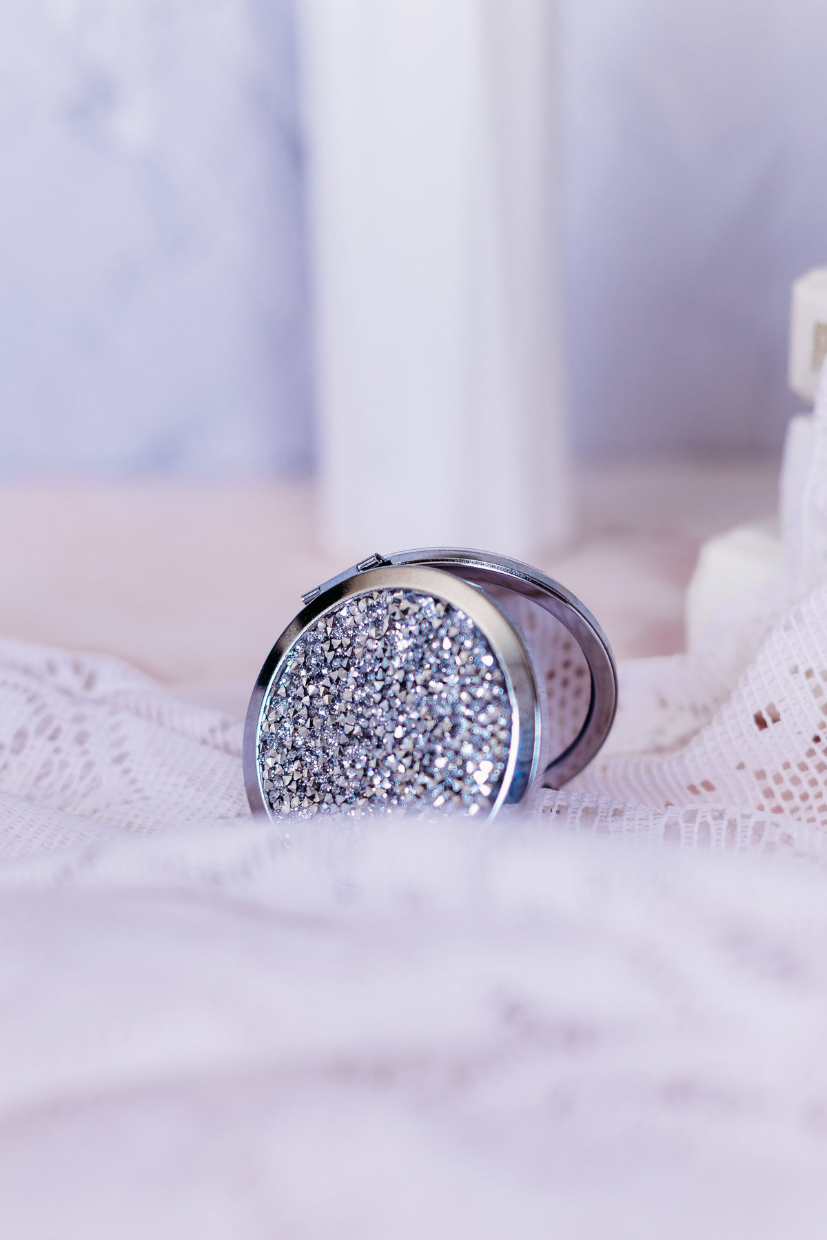 Blinged Out Makeup Mirror