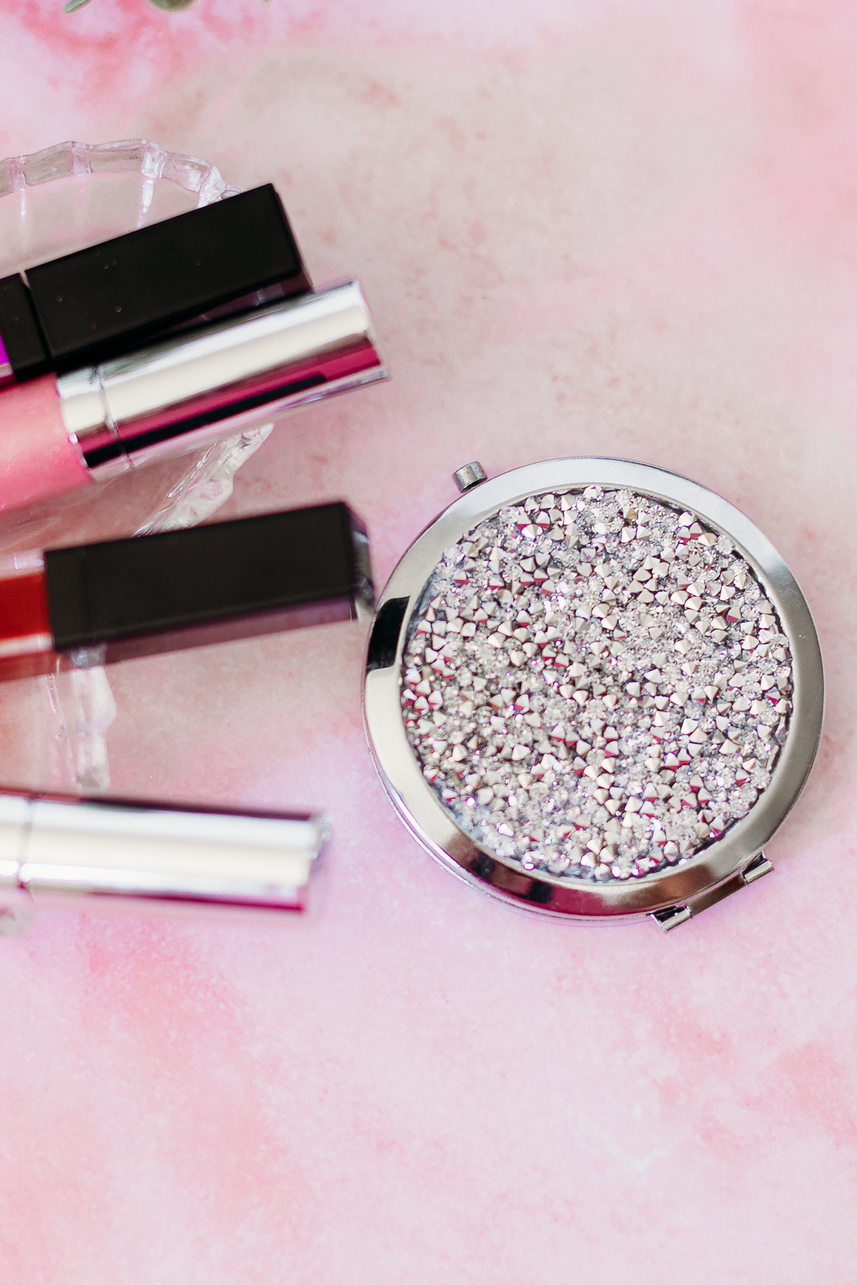 Blinged Out Makeup Mirror