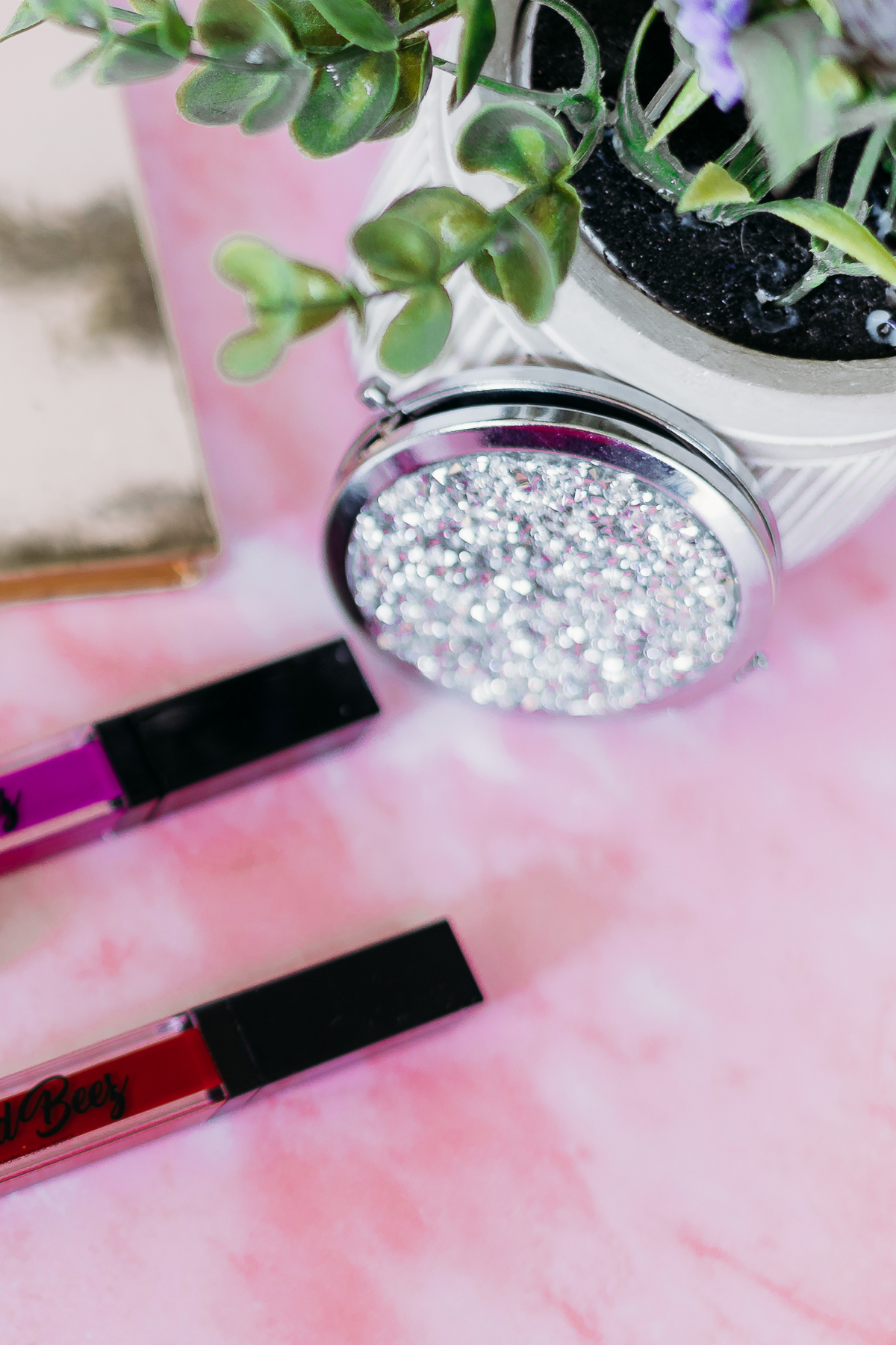 Blinged Out Makeup Mirror