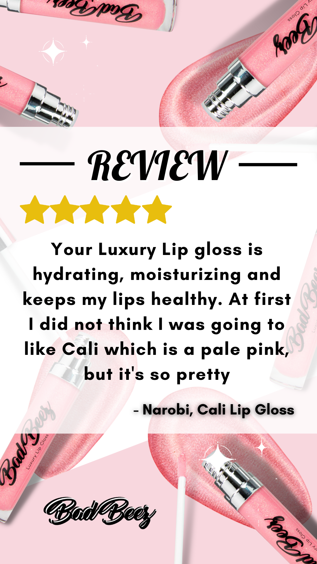 Hydrating & Moisturizing Luxury Lip Gloss | Cali .24oz