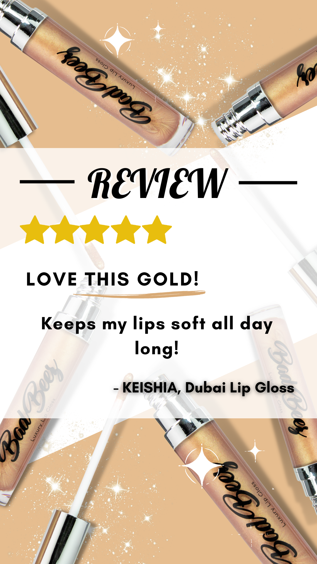 Hydrating & Moisturizing Luxury Lip Gloss | Dubai .24oz