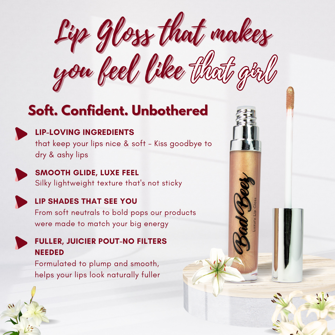 Luxury Lip Gloss | Hydrating & Moisturizing | Dubai .24oz