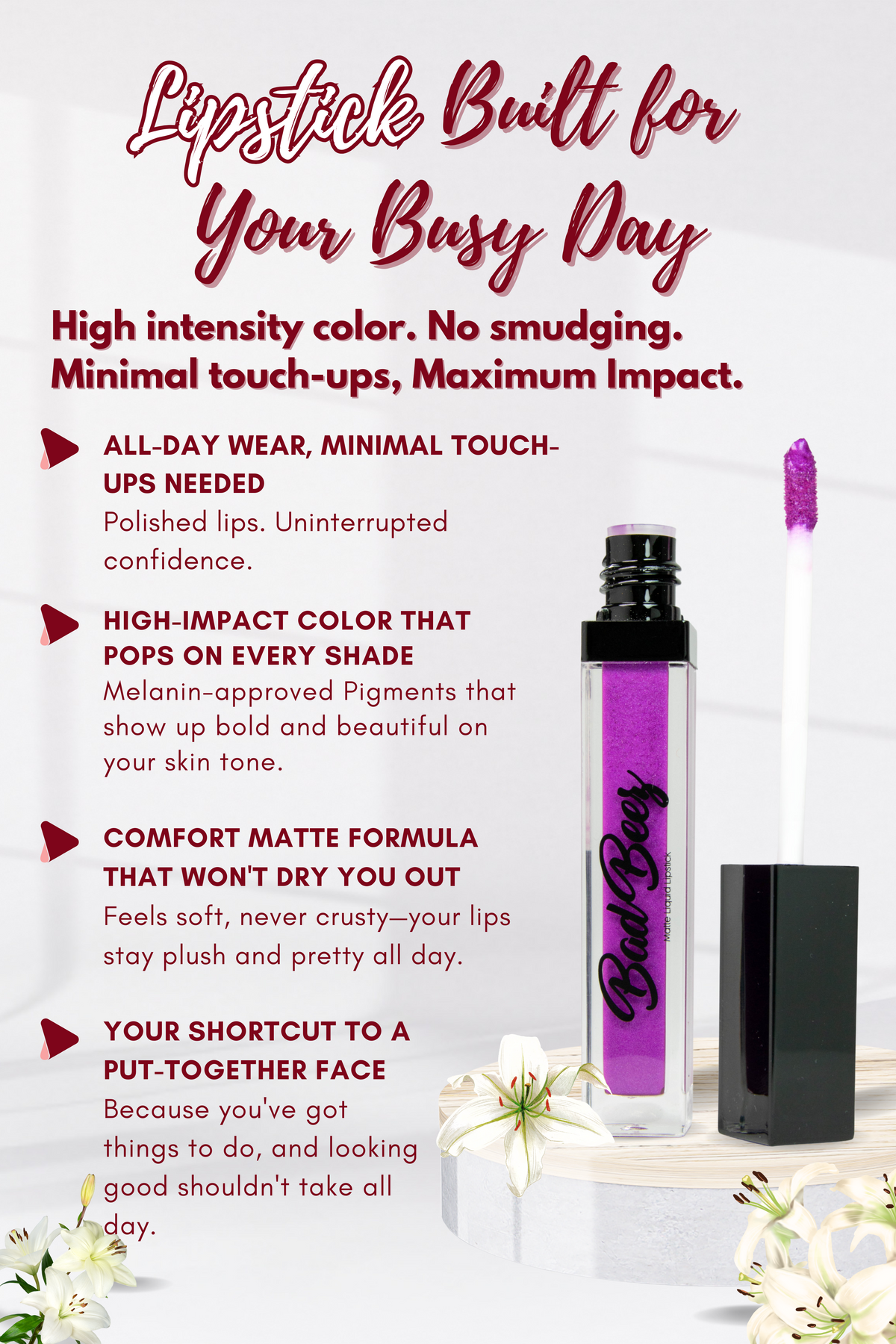 Matte Liquid Lipstick | Girl Boss .20oz