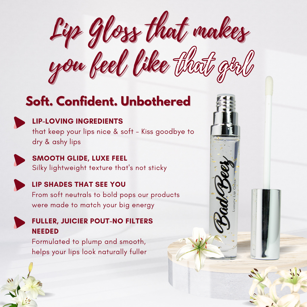 Luxury Lip Gloss | Hydrating & Moisturizing | Krystal .24oz
