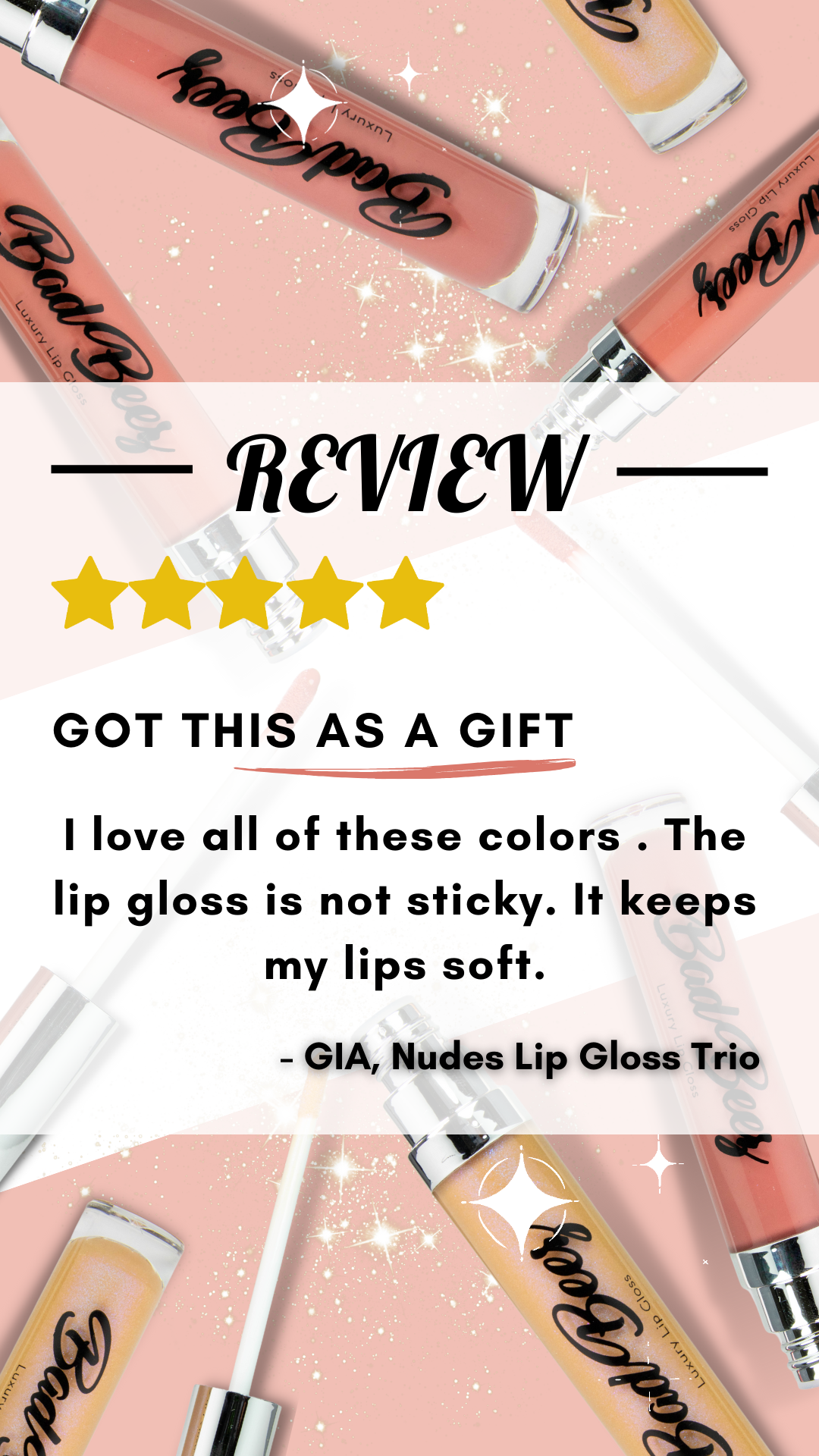 Nudes Luxury Lip Gloss Trio