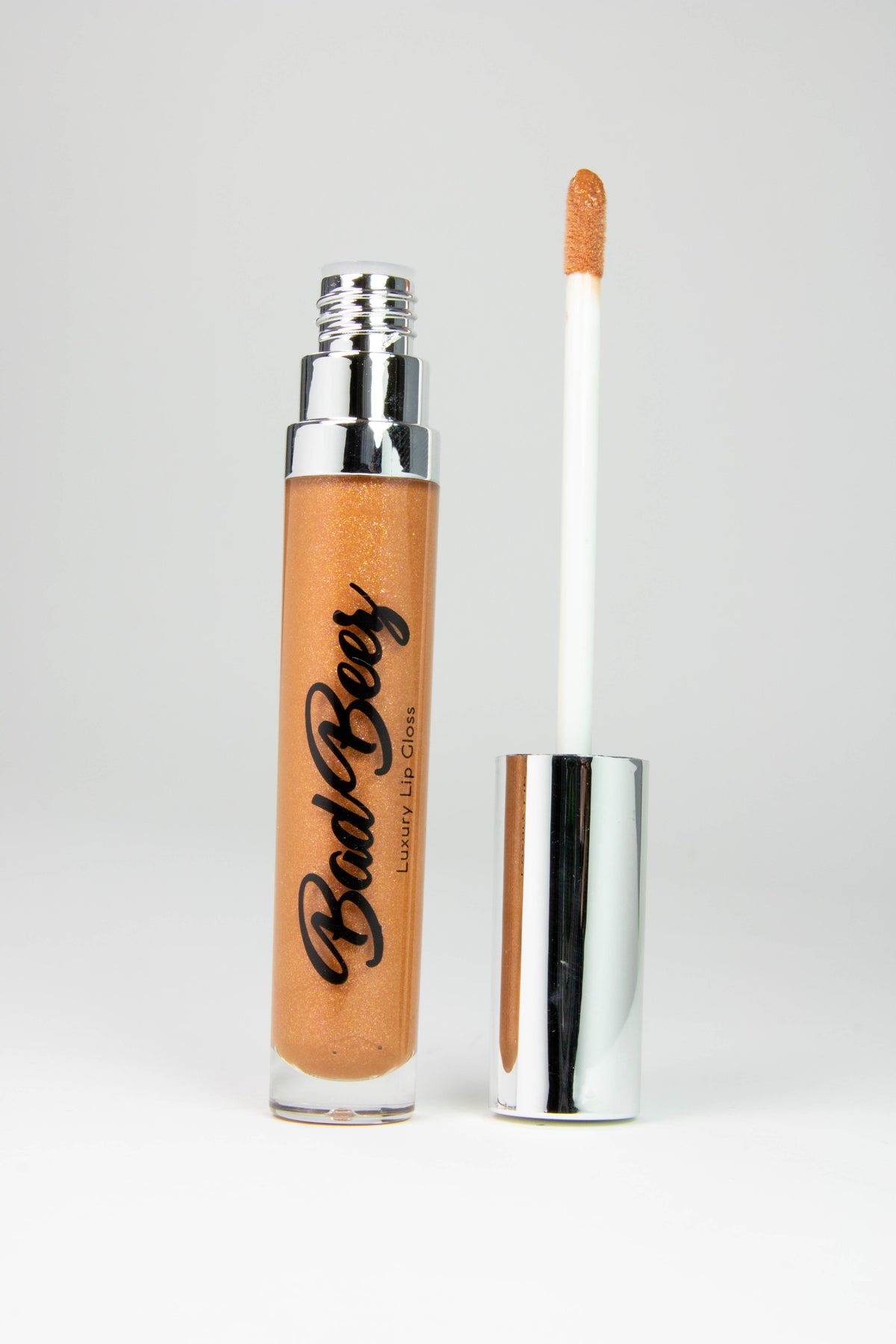 pretty ginger toned shimmer lip gloss